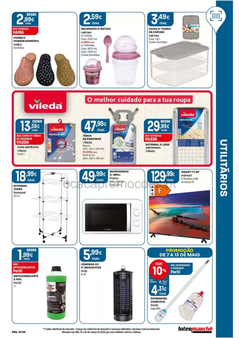Folheto Intermarché bazar – Antevisão Promoções 7 a 13 de maio
