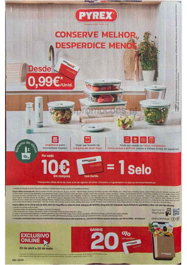 Intermarché – Vem aí a nova Campanha Pyrex com selos