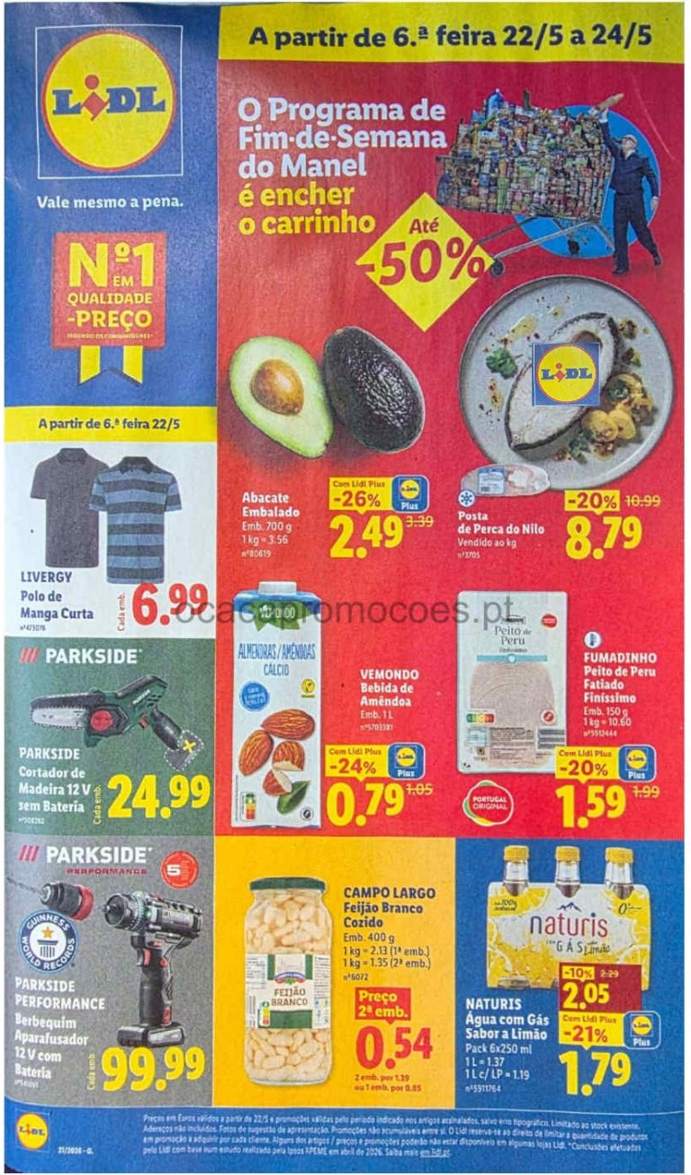 Folheto Lidl – Antevisão Promoções 22 a 28 de maio