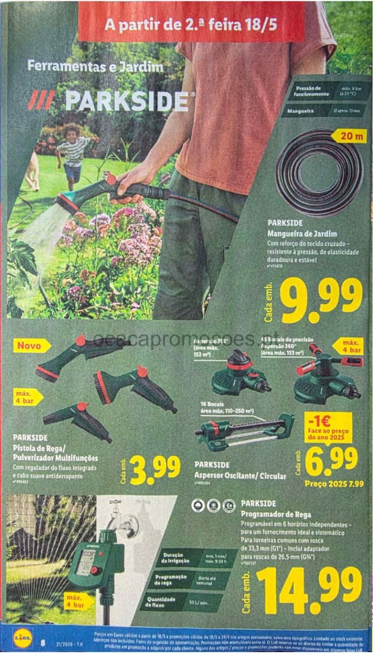 Folheto Lidl bazar – Antevisão Promoções 18 a 24 de maio