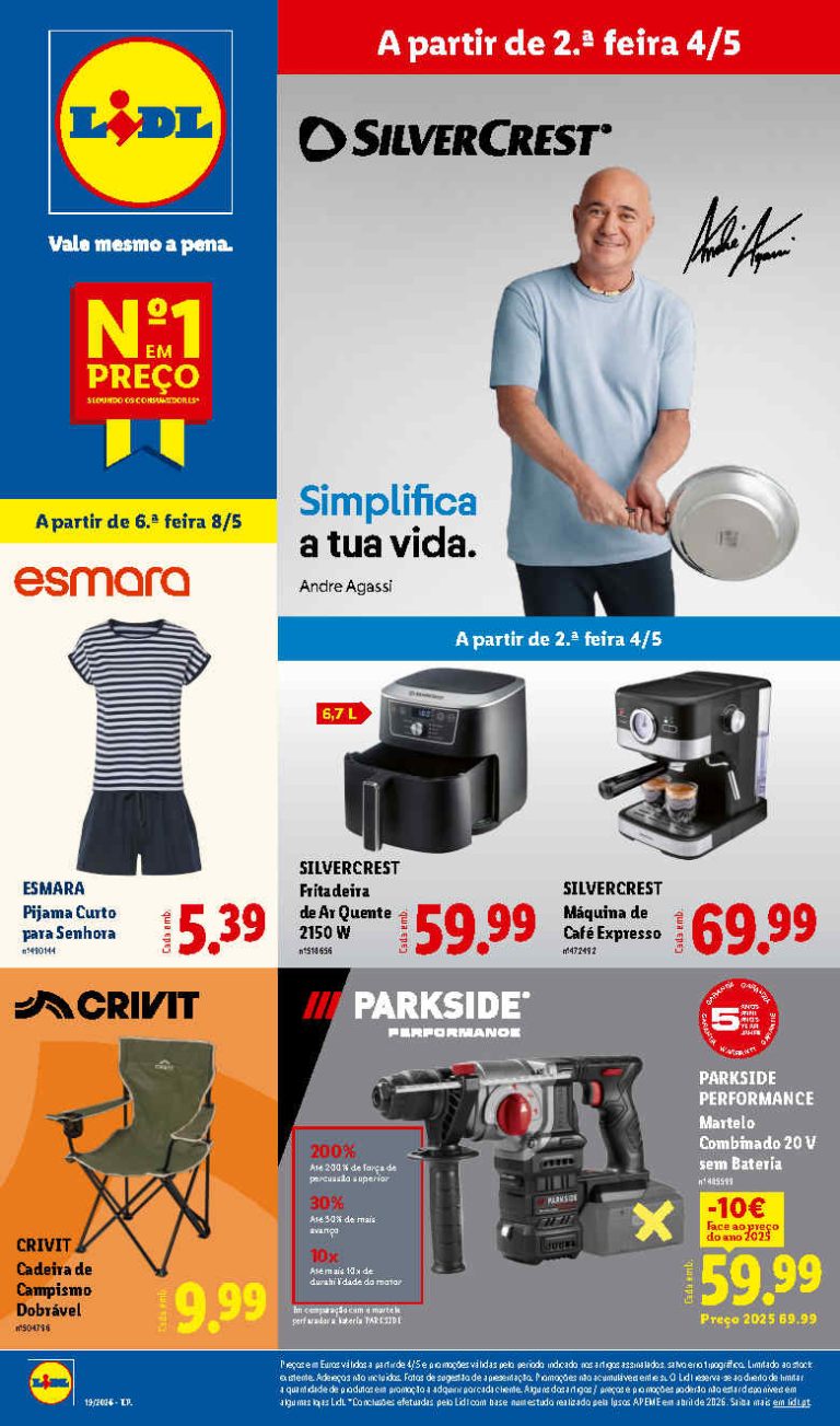 Folheto Lidl Bazar: Antevisão Promoções 4 a 14 de maio