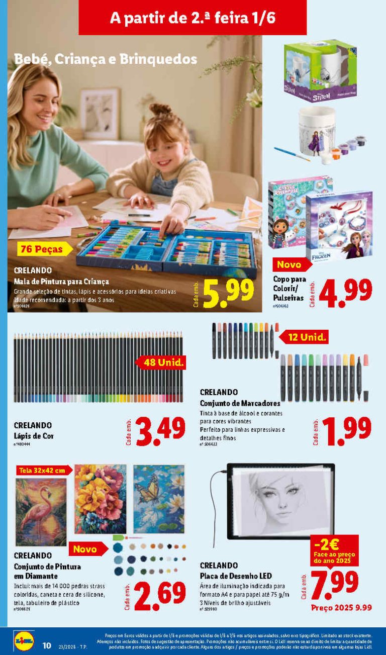 Folheto Lidl Criatividade – Antevisão bazar Promoções 1 a 7 de junho