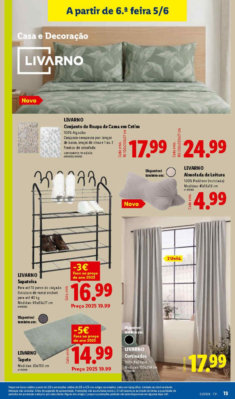 Folheto Lidl Casa – Antevisão bazar Promoções 5 a 11 de junho