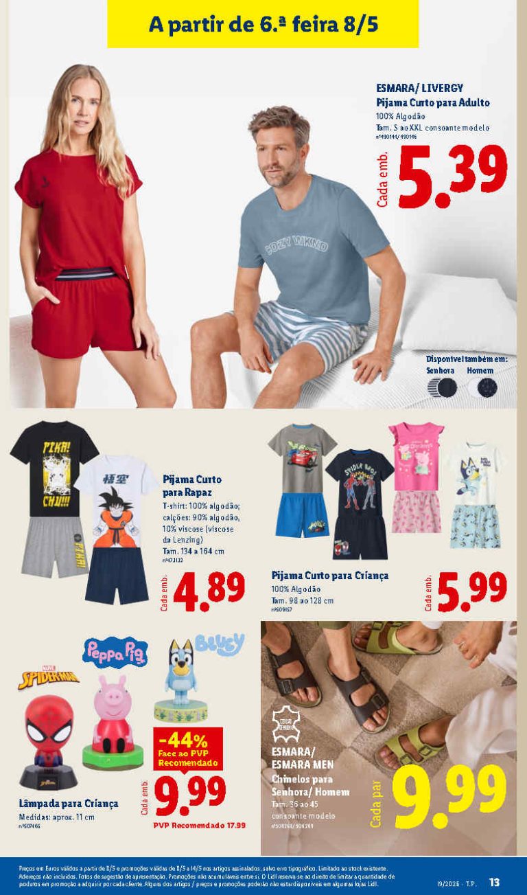 Folheto Lidl Conforto – Antevisão Bazar Promoções 8 a 14 de maio