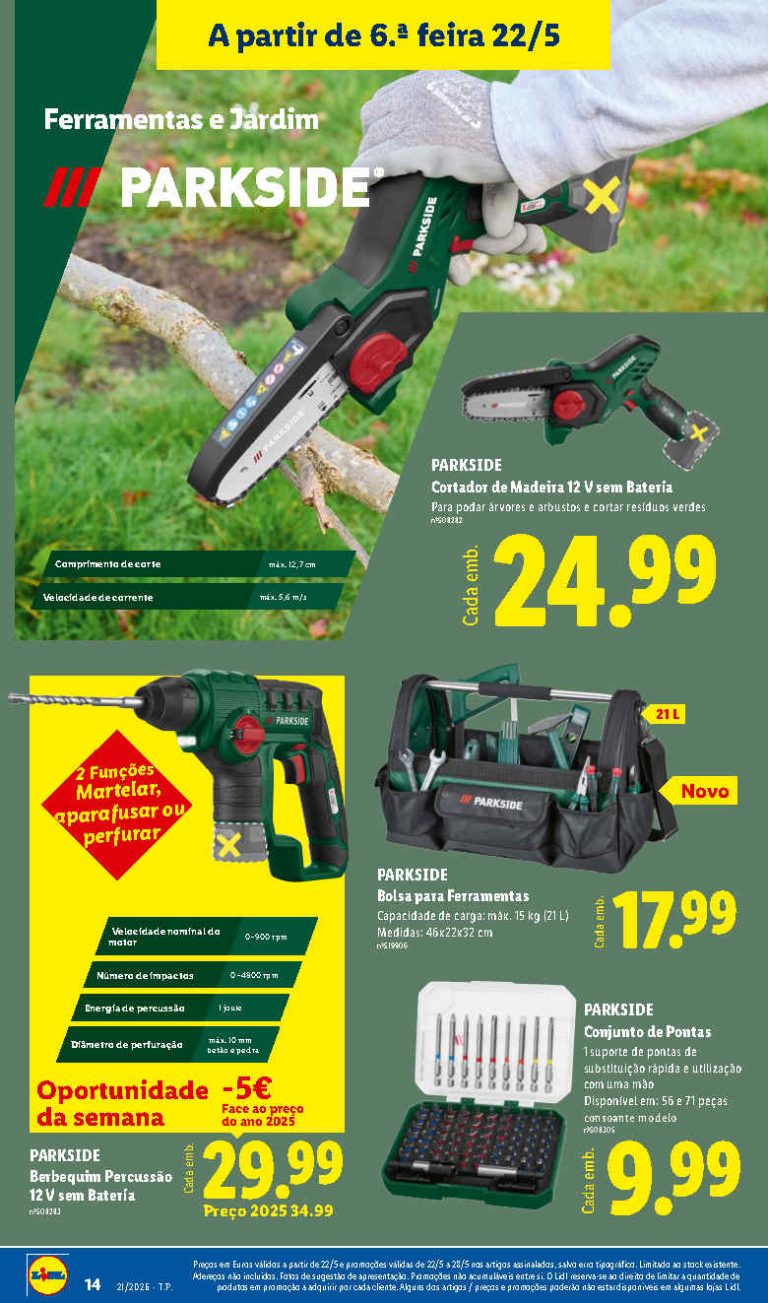 Folheto Lidl bazar – Antevisão Promoções a partir 22 de maio