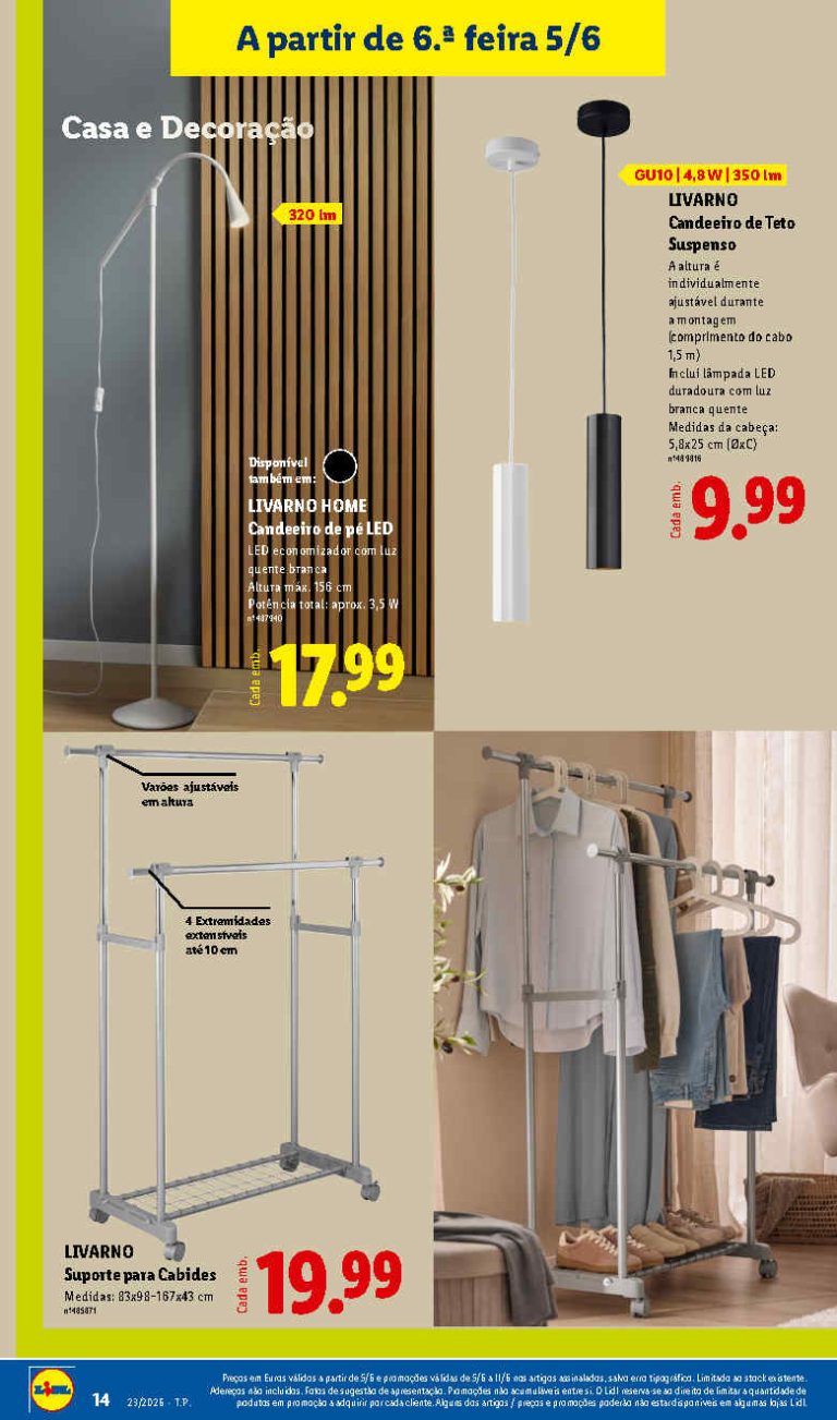 Lidl Destaques – Antevisão Bazar Promoções 5 a 11 de junho