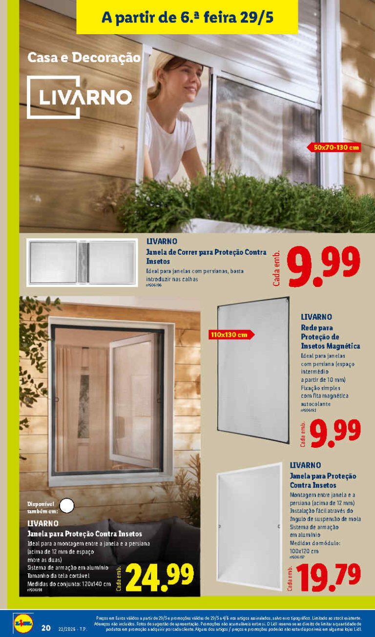 Folheto Lidl Bazar – Antevisão Promoções 29 maio a 4 junho