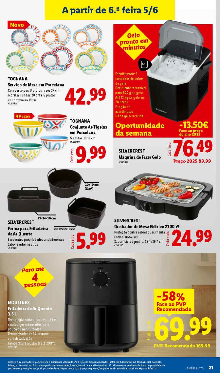 Folheto Lidl Cozinha – Antevisão bazar Promoções 5 a 7 de junho