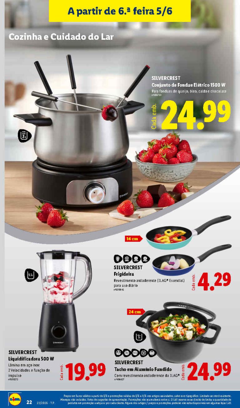 Folheto Lidl Especial Cozinha – Antevisão bazar Promoções 5 a 7 de junho