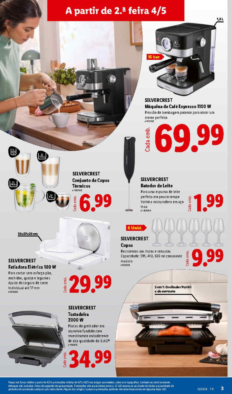 Folheto Lidl Cozinha: Antevisão Bazar Promoções 4 a 10 de maio