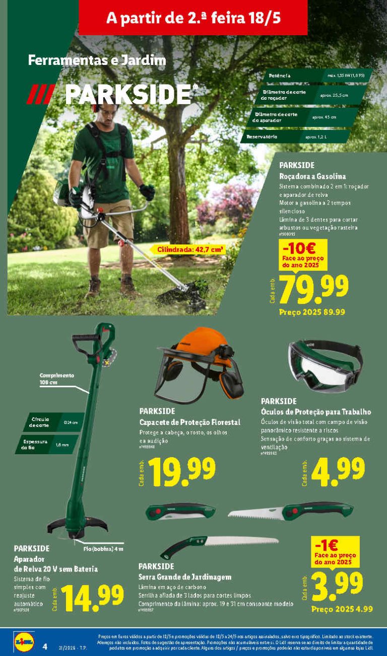 Lidl Destaques – Antevisão Bazar Promoções 18 a 24 de maio