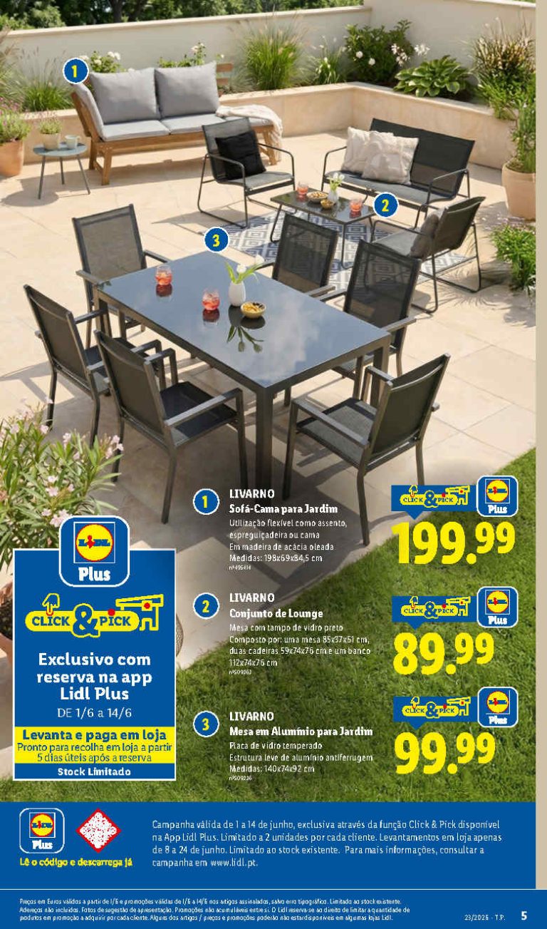 Folheto Lidl Jardim – Antevisão bazar Promoções 1 a 7 de junho