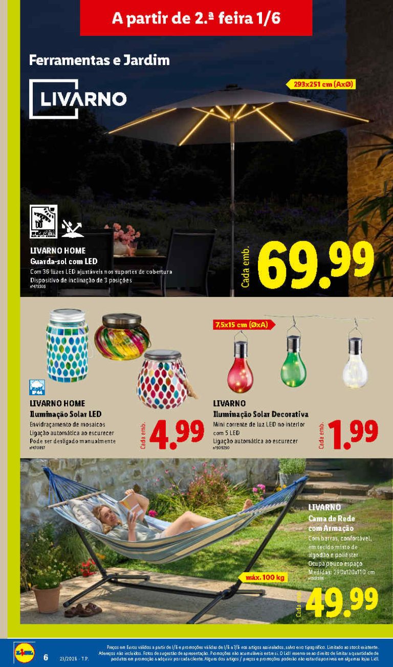 Lidl Destaques – Antevisão Bazar Promoções 1 a 7 de junho