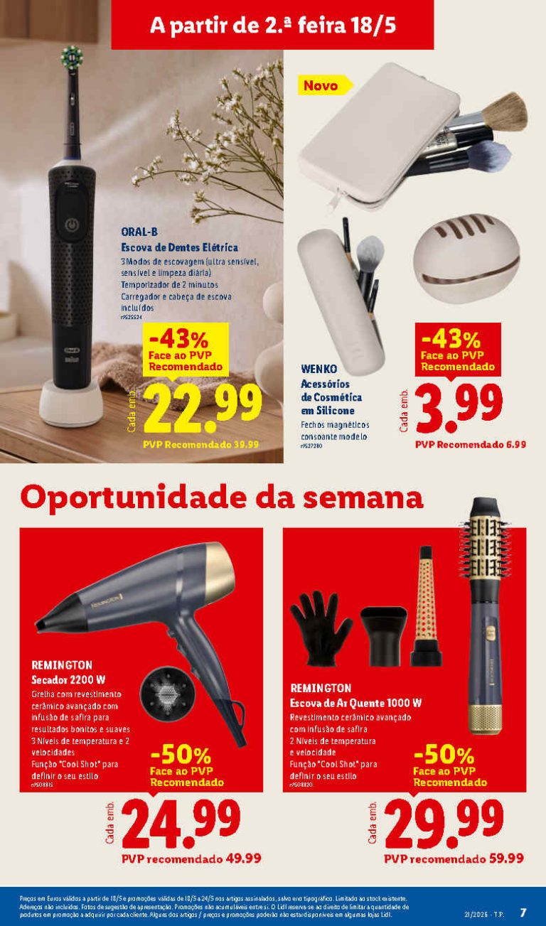 Folheto Lidl Beleza – Antevisão bazar Promoções 18 a 24 de maio
