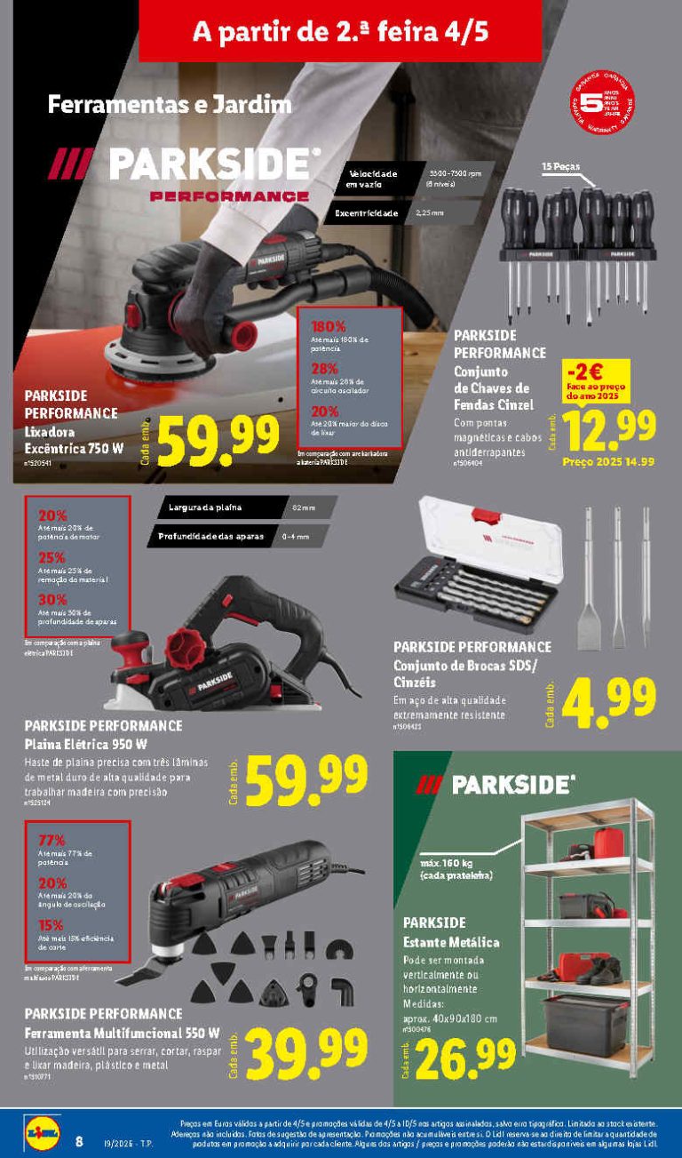 Lidl Destaques: Antevisão Bazar Promoções 4 a 10 de maio