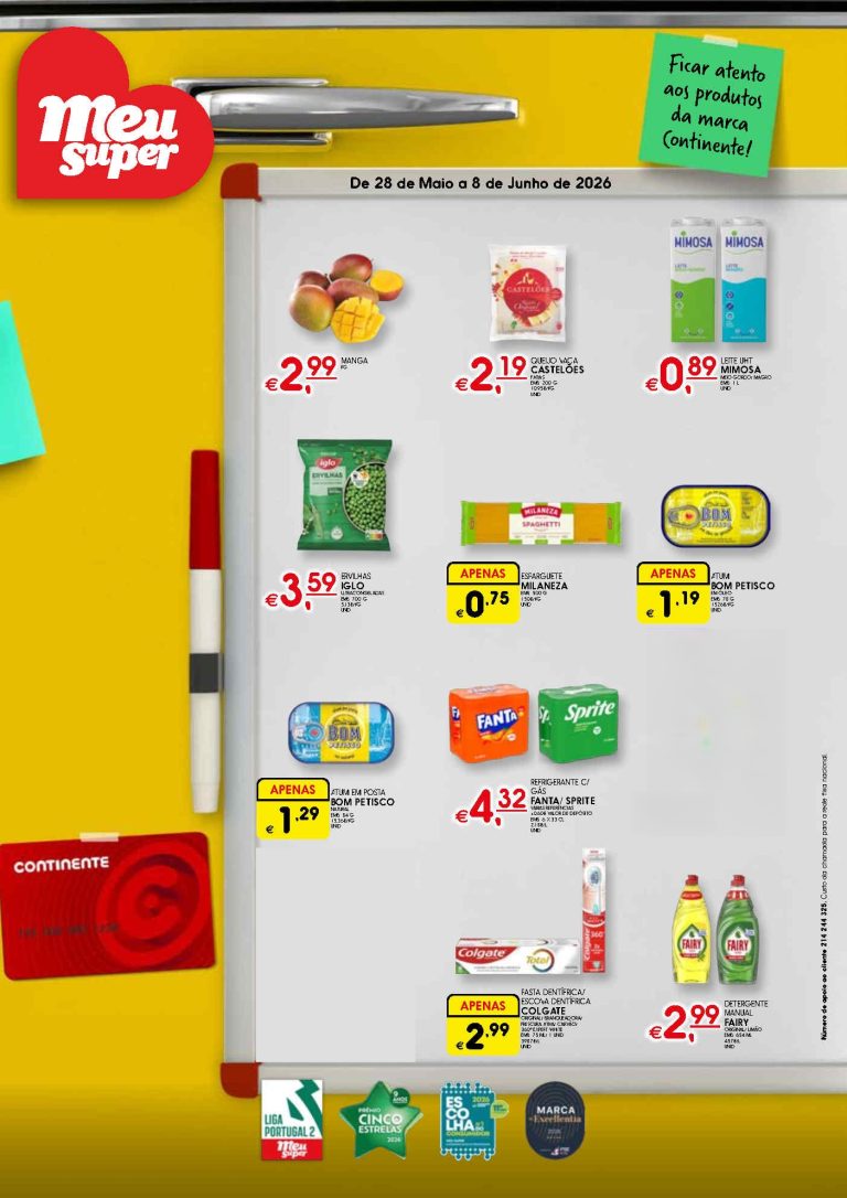 Folheto Meu Super – Antevisão Promoções 28 maio a 8 junho
