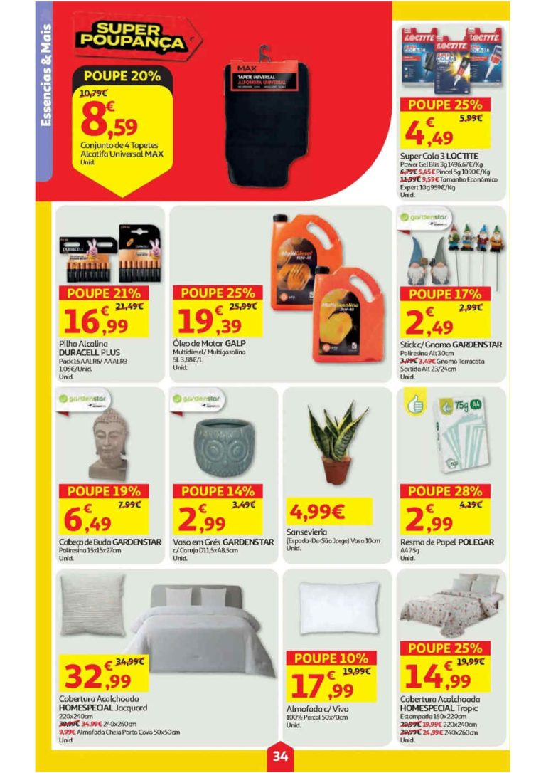 Folheto Auchan bazar – Antevisão Promoções 21 a 27 de maio