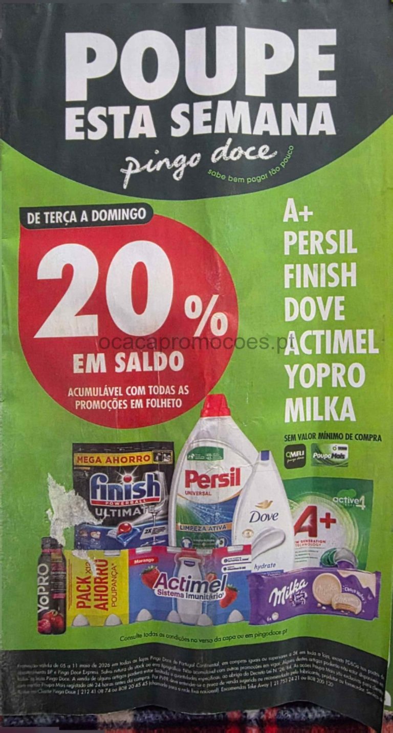 Folheto Pingo Doce: Antevisão Promoções 5 a 11 de maio