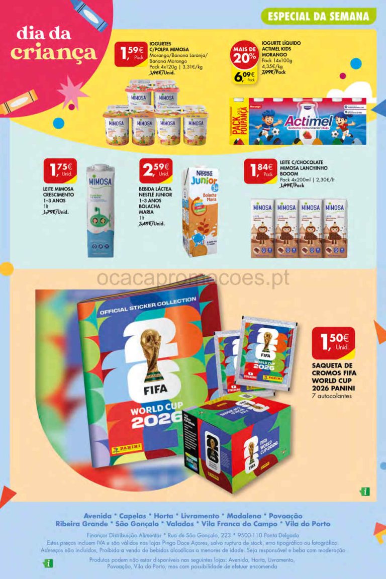Folheto Pingo Doce Açores – Antevisão Promoções 28 maio a 3 junho