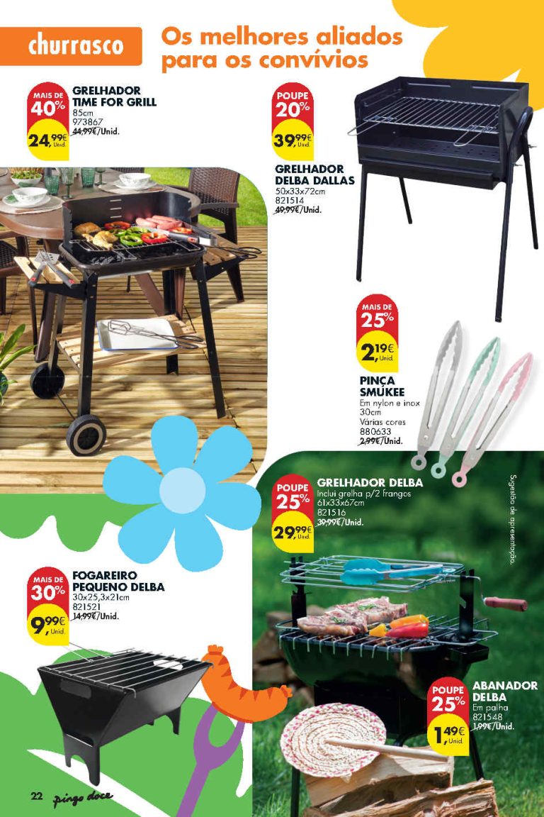 Folheto Pingo Doce Churrasco: Antevisão bazar Promoções até 1 junho