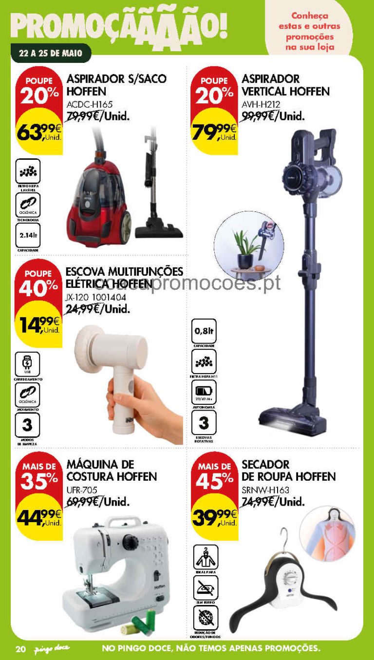 Folheto Pingo Doce bazar Fim de Semana – Antevisão Promoções 22 a 25 de maio