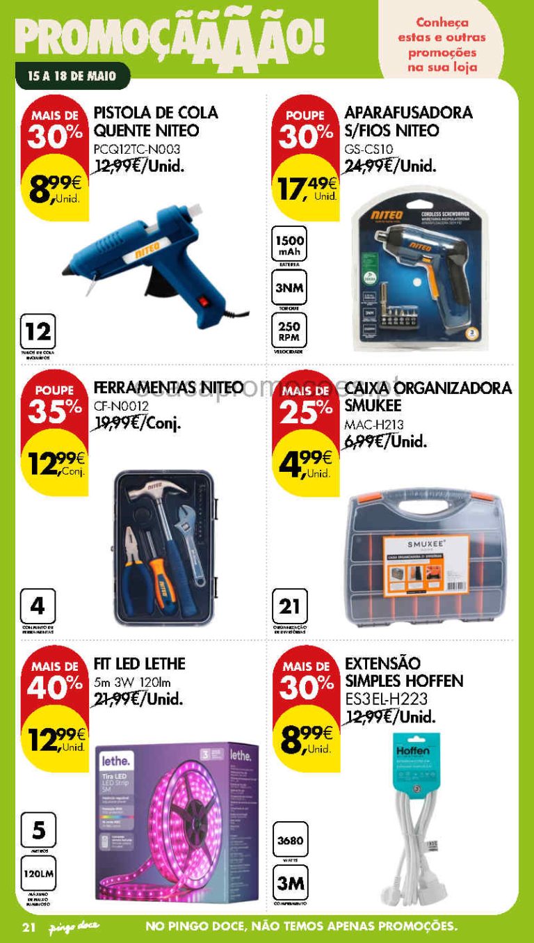 Folheto Pingo Doce Fim de Semana – Antevisão Promoções 15 a 18 de maio