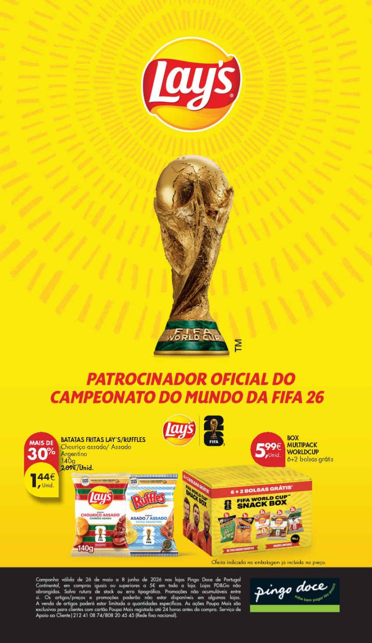 Folheto Pingo Doce Especial Mundial – Antevisão Promoções 26 maio a 8 junho