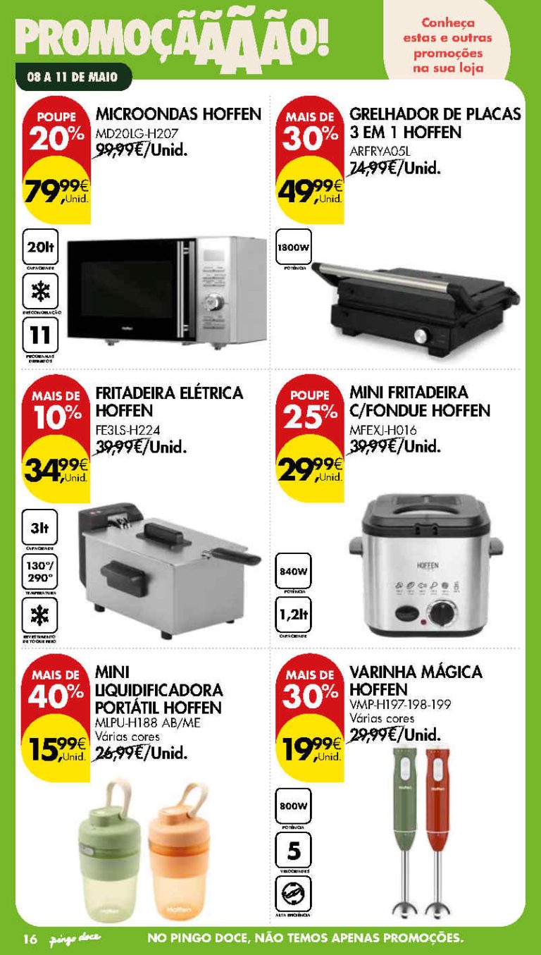 Folheto Pingo Doce bazar Fim de Semana – Antevisão Promoções 8 a 11 de maio
