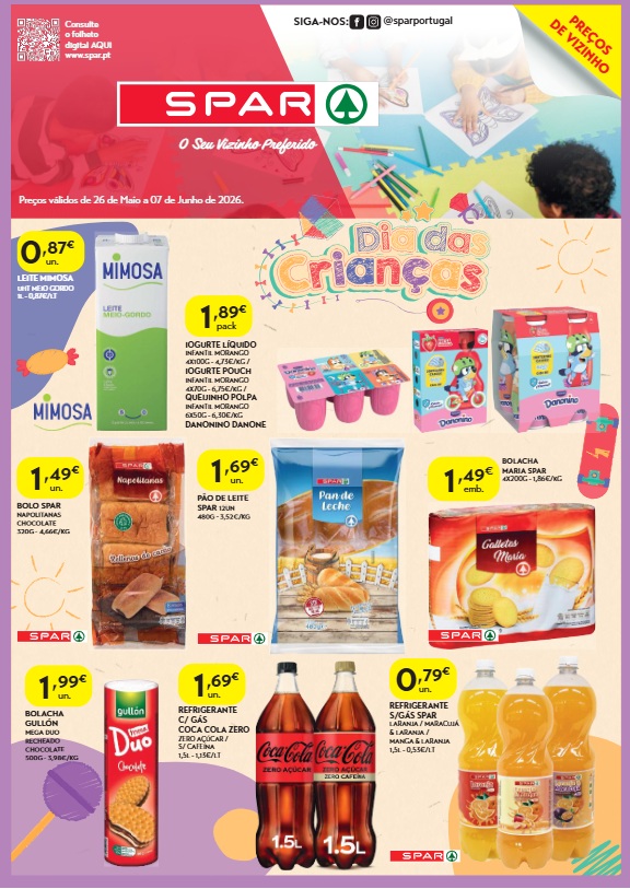 Folheto Spar – Antevisão Promoções 26 maio a 7 junho