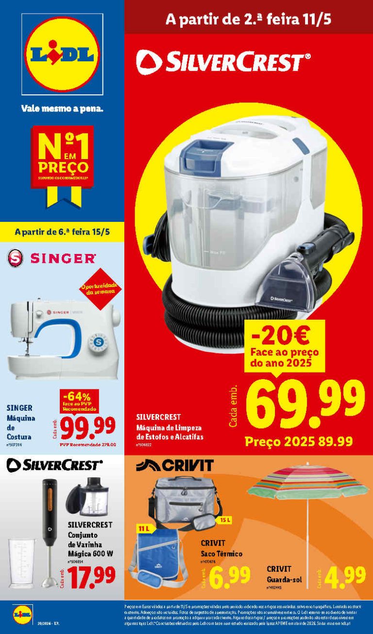 Folheto Lidl Bazar – Antevisão Promoções 11 a 21 de maio