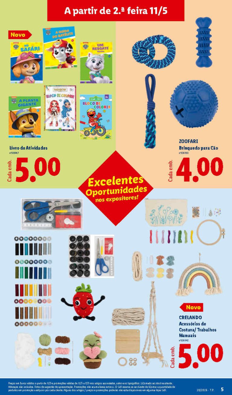 Folheto Lidl Bazar Oportunidades – Antevisão Promoções 11 a 17 de maio
