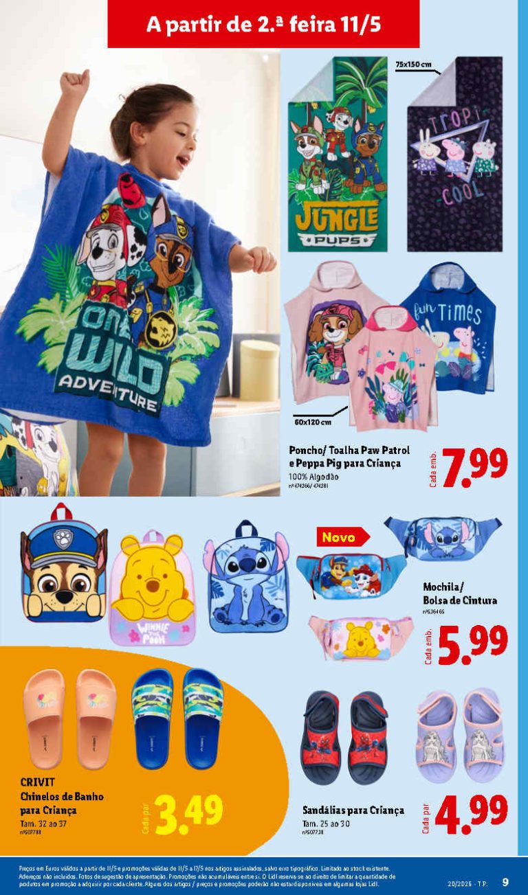 Folheto Lidl Verão – Antevisão bazar Promoções 11 a 17 de maio