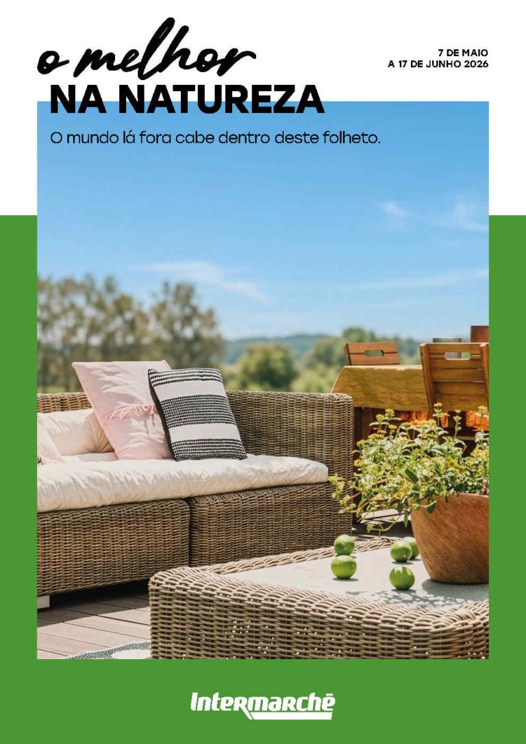 Folheto Intermarché Ar Livre – Antevisão bazar Promoções 7 maio a 17 junho