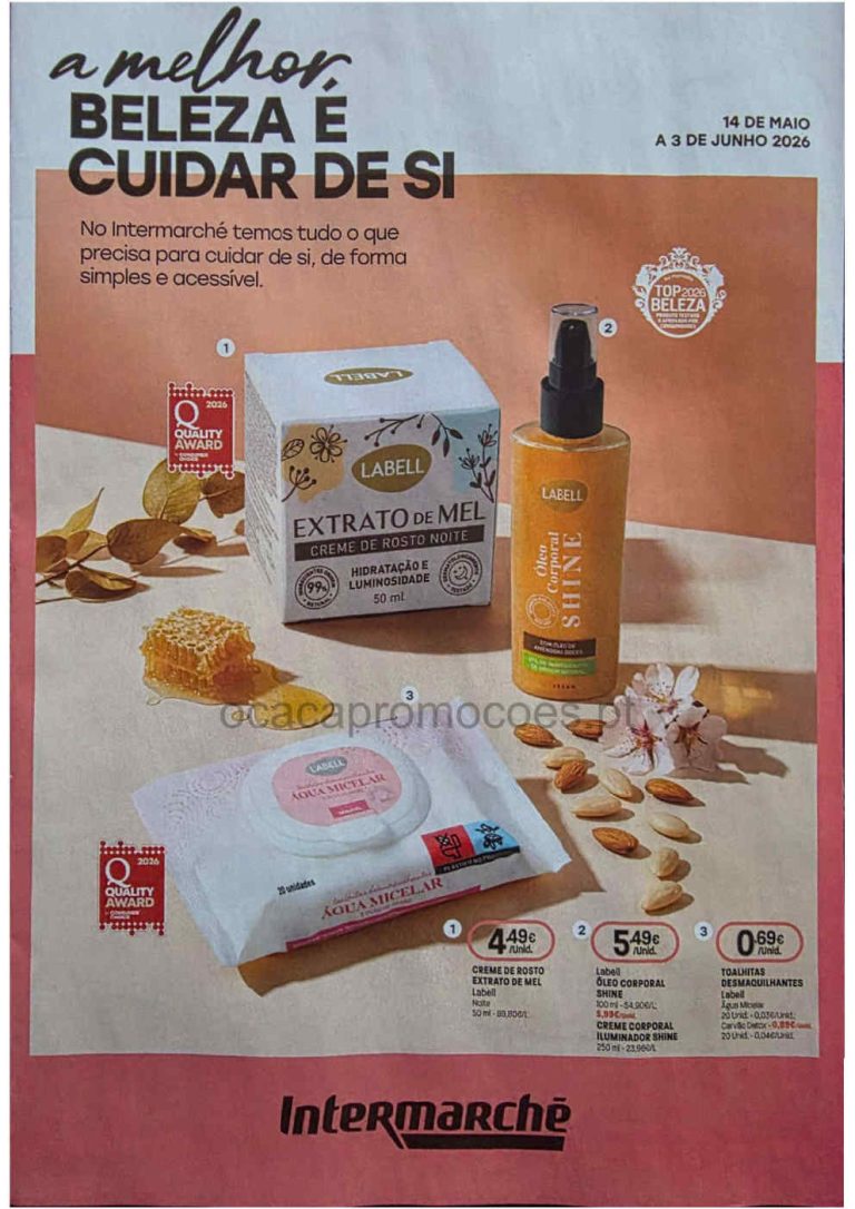 Folheto Intermarché Beleza – Antevisão Promoções 14 maio a 3 junho