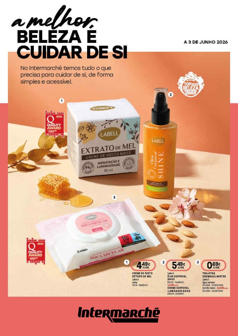 Folheto Intermarché Beleza lojas Contact – Antevisão Promoções até 3 junho