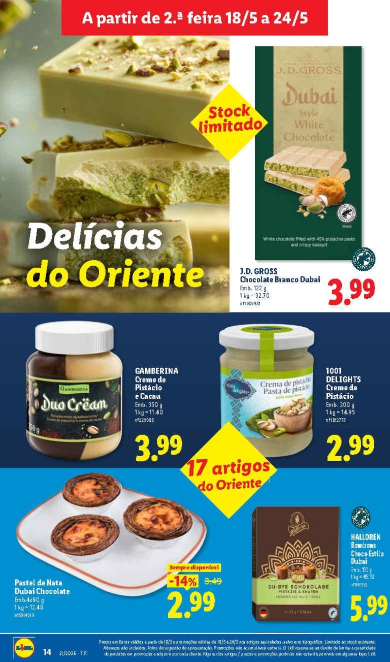 Folheto Lidl Sabores – Antevisão Promoções 18 a 24 de maio