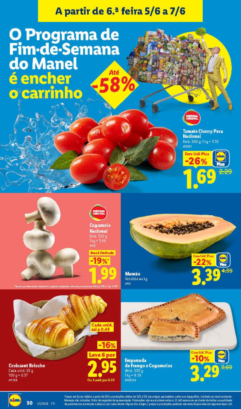 Folheto Lidl Frescos – Antevisão Promoções 5 a 7 de junho