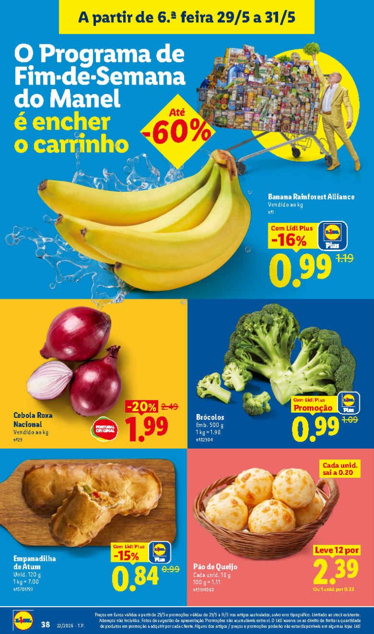 Folheto Lidl Frescos – Antevisão Promoções 29 a 31 de maio