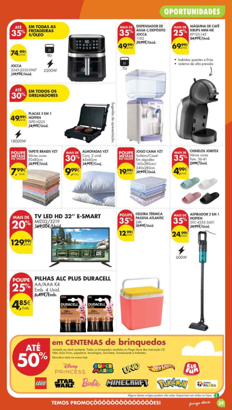 Folheto Pingo Doce bazar lojas médias – Antevisão Promoções 19 a 25 de maio