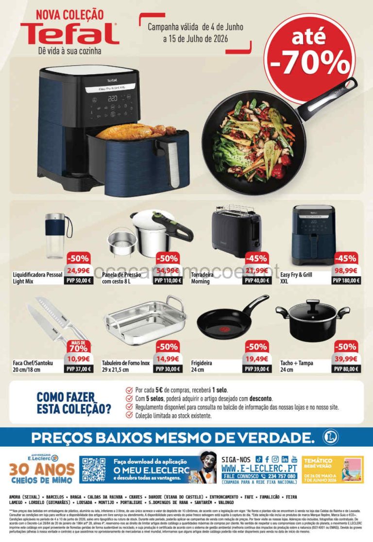 Folheto E Leclerc bazar – Antevisão Promoções 4 a 10 de junho