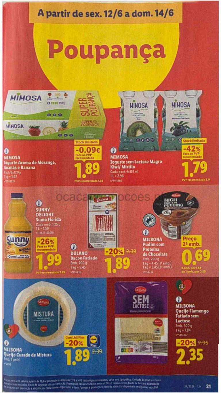 Folheto Lidl Fim de Semana – Antevisão Promoções a partir 12 de junho