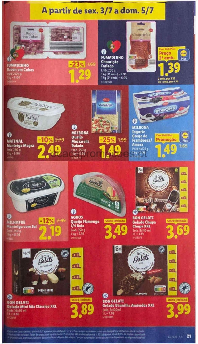Folheto Lidl – Antevisão Promoções Fim de Semana a partir 3 de julho