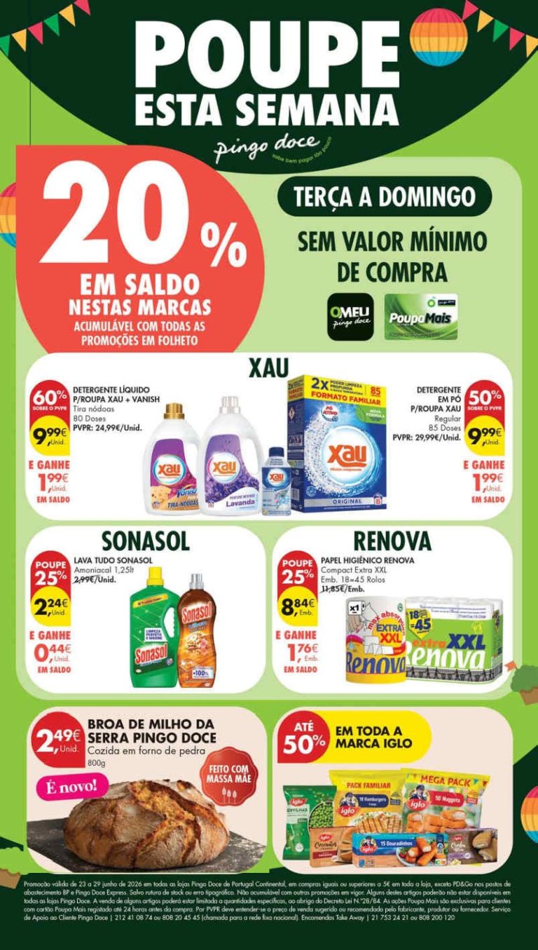 Folheto Pingo Doce lojas pequenas – Antevisão Promoções 23 a 29 de junho
