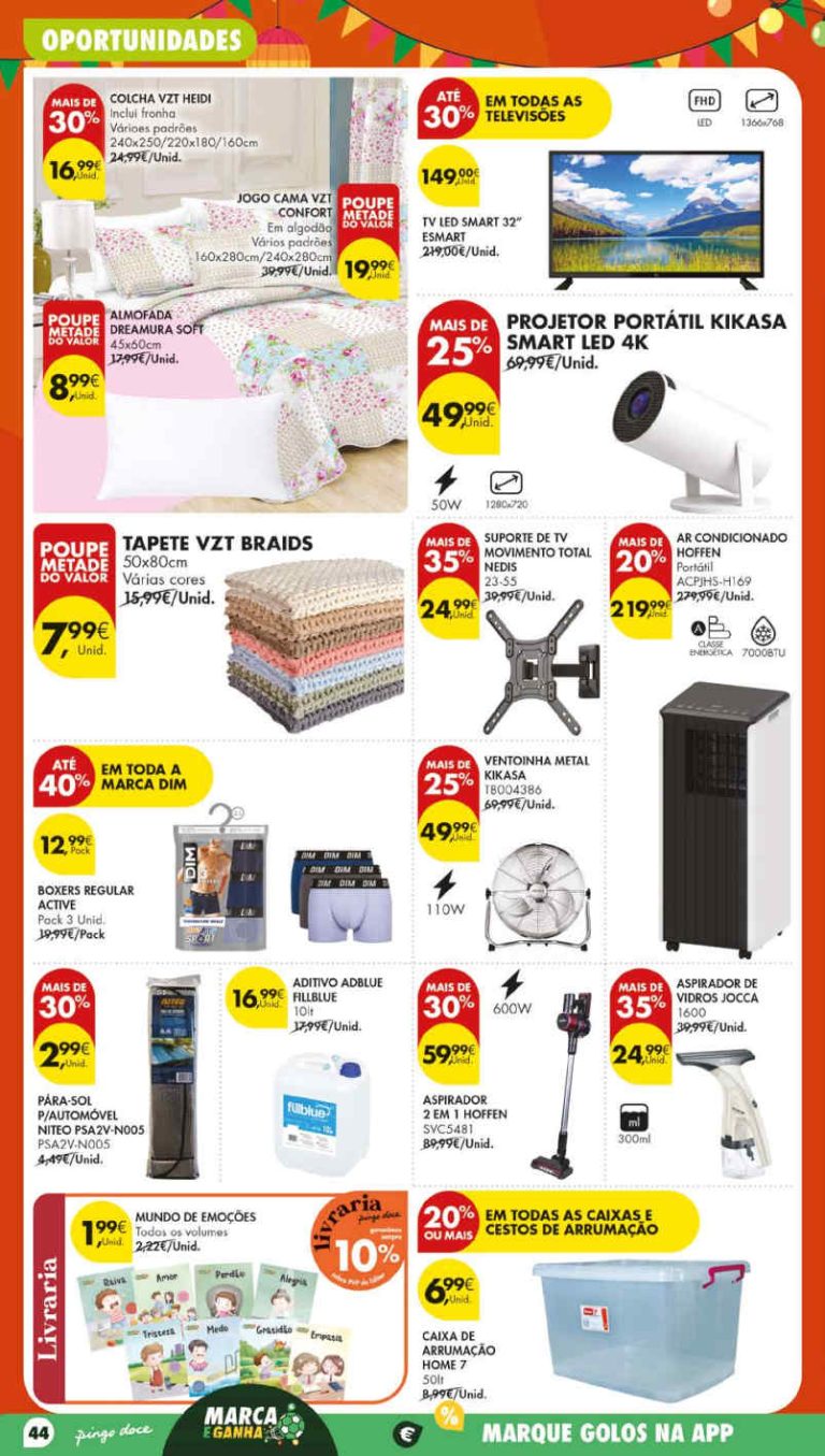 Pingo Doce Destaques – Antevisão Promoções Bazar 23 a 29 de junho