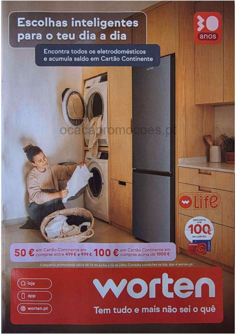 Folheto Worten – Antevisão Promoções 19 junho a 13 julho