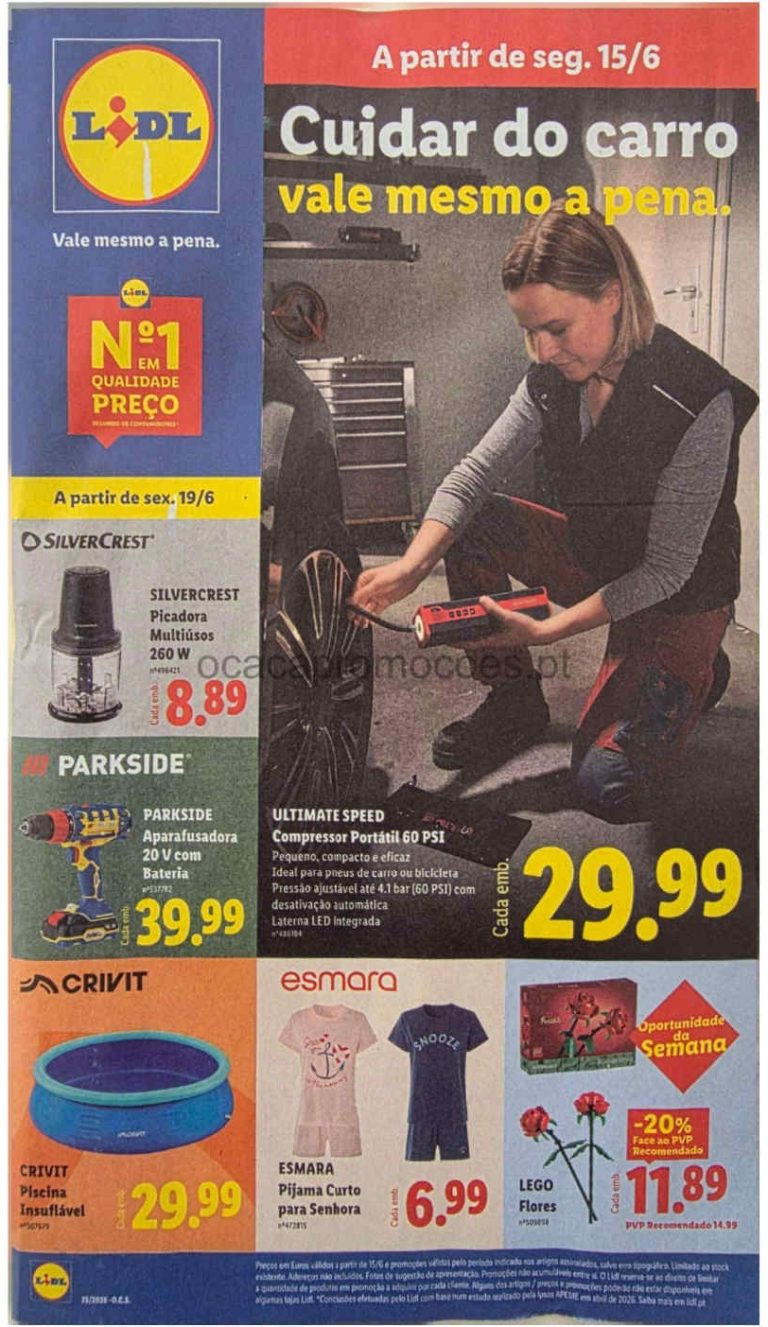 Folheto Lidl bazar – Antevisão Promoções a partir 15 de junho