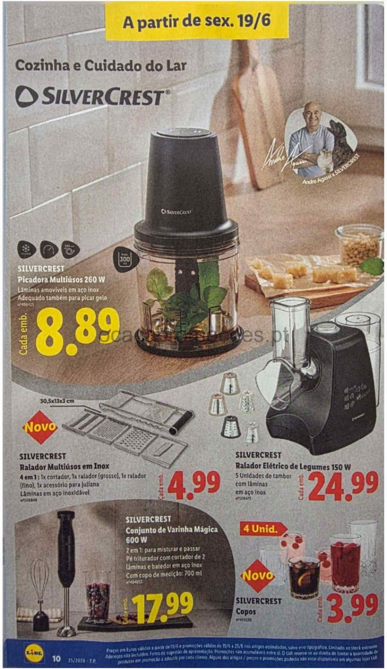 Folheto Lidl bazar – Antevisão Promoções a partir 19 de junho