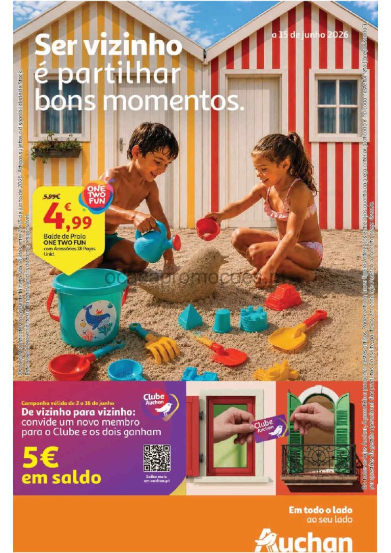 Folheto Auchan – Antevisão Promoções 3 a 15 de junho