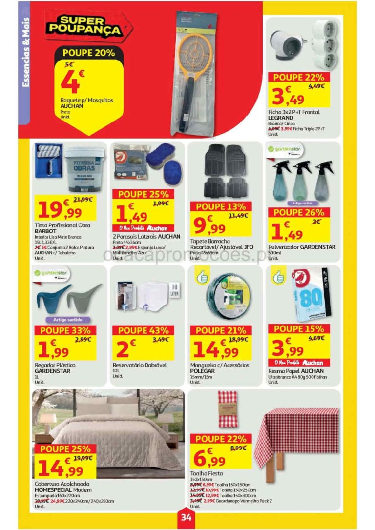 Folheto Auchan bazar – Antevisão Promoções 11 a 17 de junho