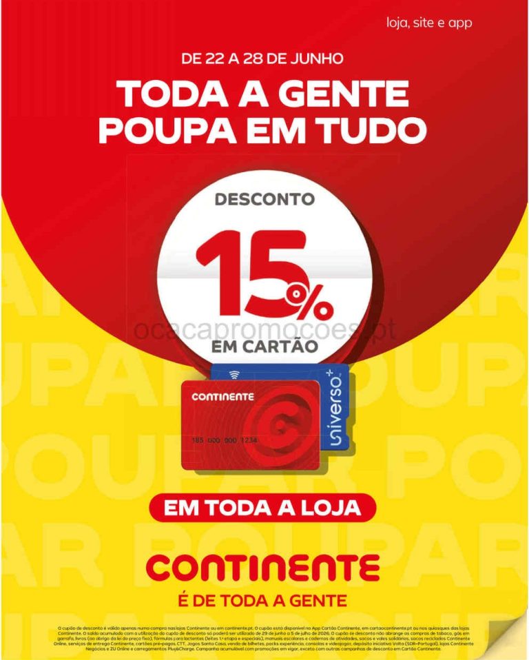 Folheto Continente Madeira – Antevisão Promoções 23 a 29 de junho
